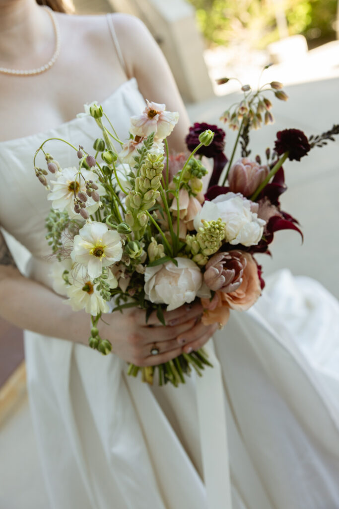 Wedding day florals