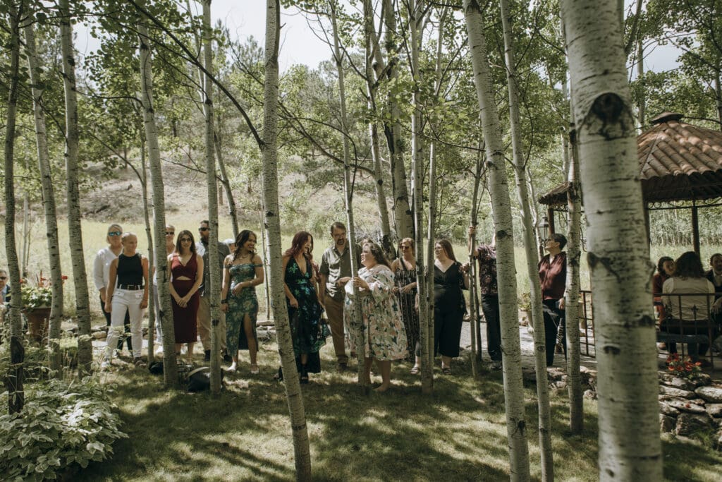 wedding among the aspens 