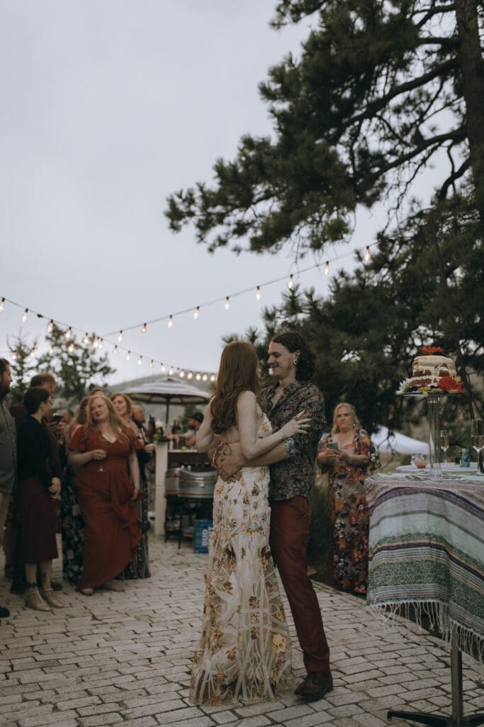 couple's first dance is fun and energetic