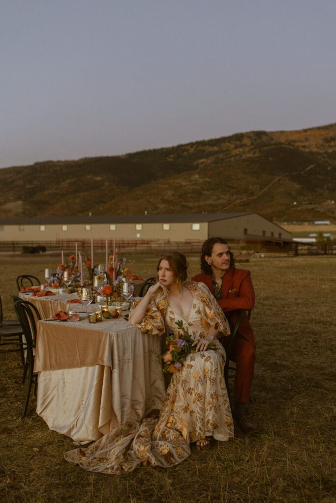 High-End Fall Wedding Shoot in the Mountains of Kamas, Utah