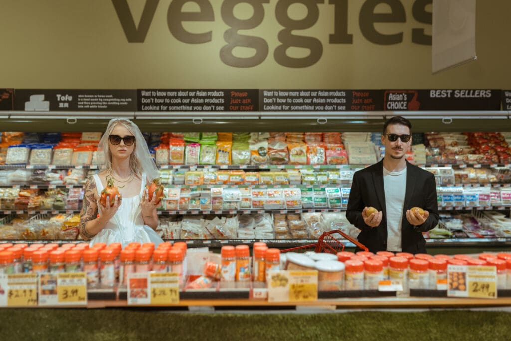 Grocery store photoshoot utah