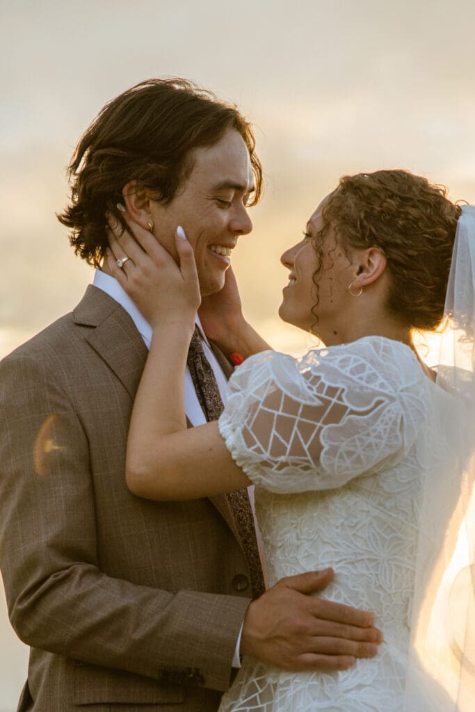 Utah sunset elopement photography
