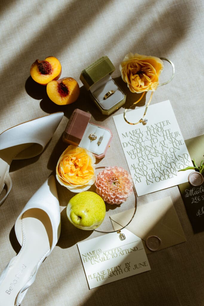 Rings and details in Let Them Eat Cake Marie Antoinette luxury wedding editorial by Gabrielle Pellegrino Photography