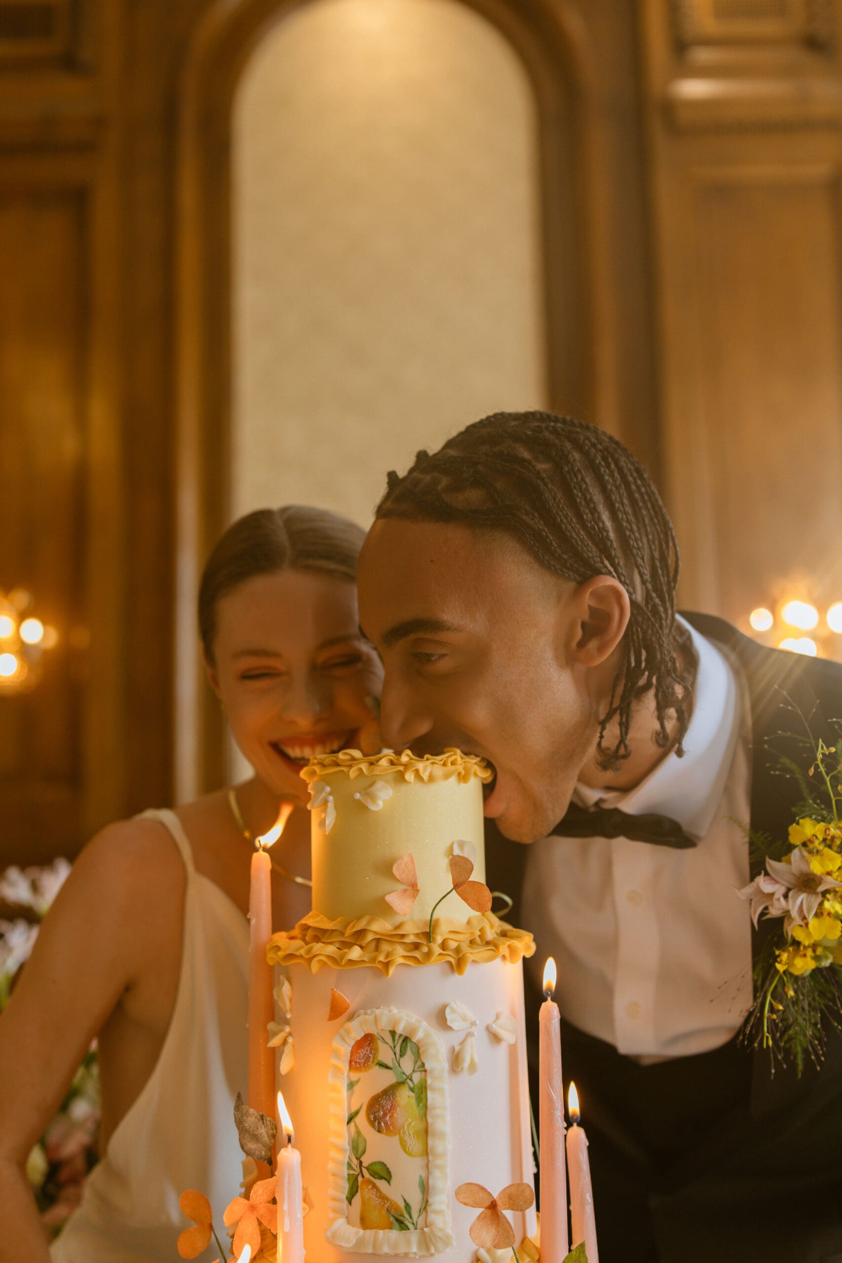 Let Them Eat Cake Marie Antoinette inspired luxury Utah wedding editorial by Gabrielle Pellegrino Photography